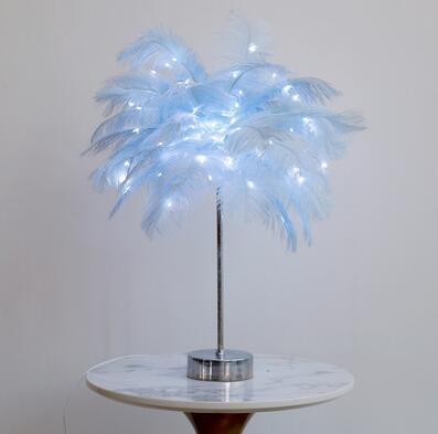 Feather Lamp Night Light Table Lamp Decoration Modern