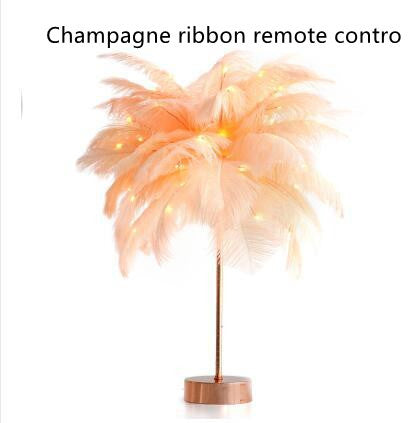 Feather Lamp Night Light Table Lamp Decoration Modern