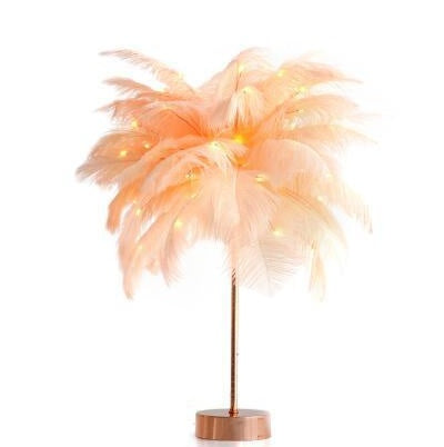 Feather Lamp Night Light Table Lamp Decoration Modern