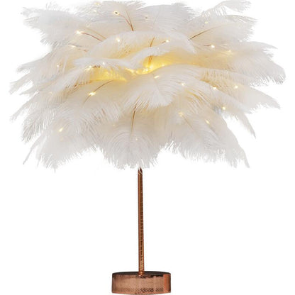Feather Lamp  Night Light Table Lamp Decoration Modern