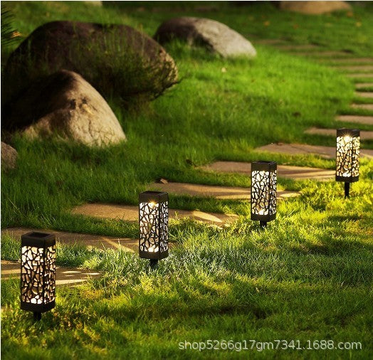 Solar Garden Pathway Lights Lawn Lamp